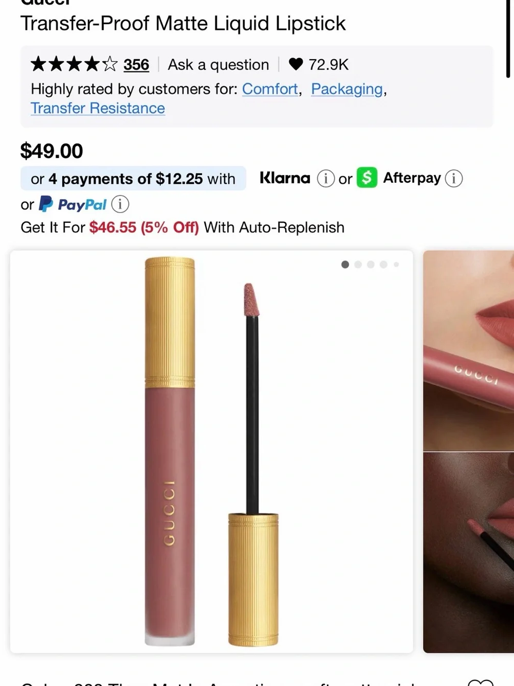 Gucci Liquid Matte Lip Colour